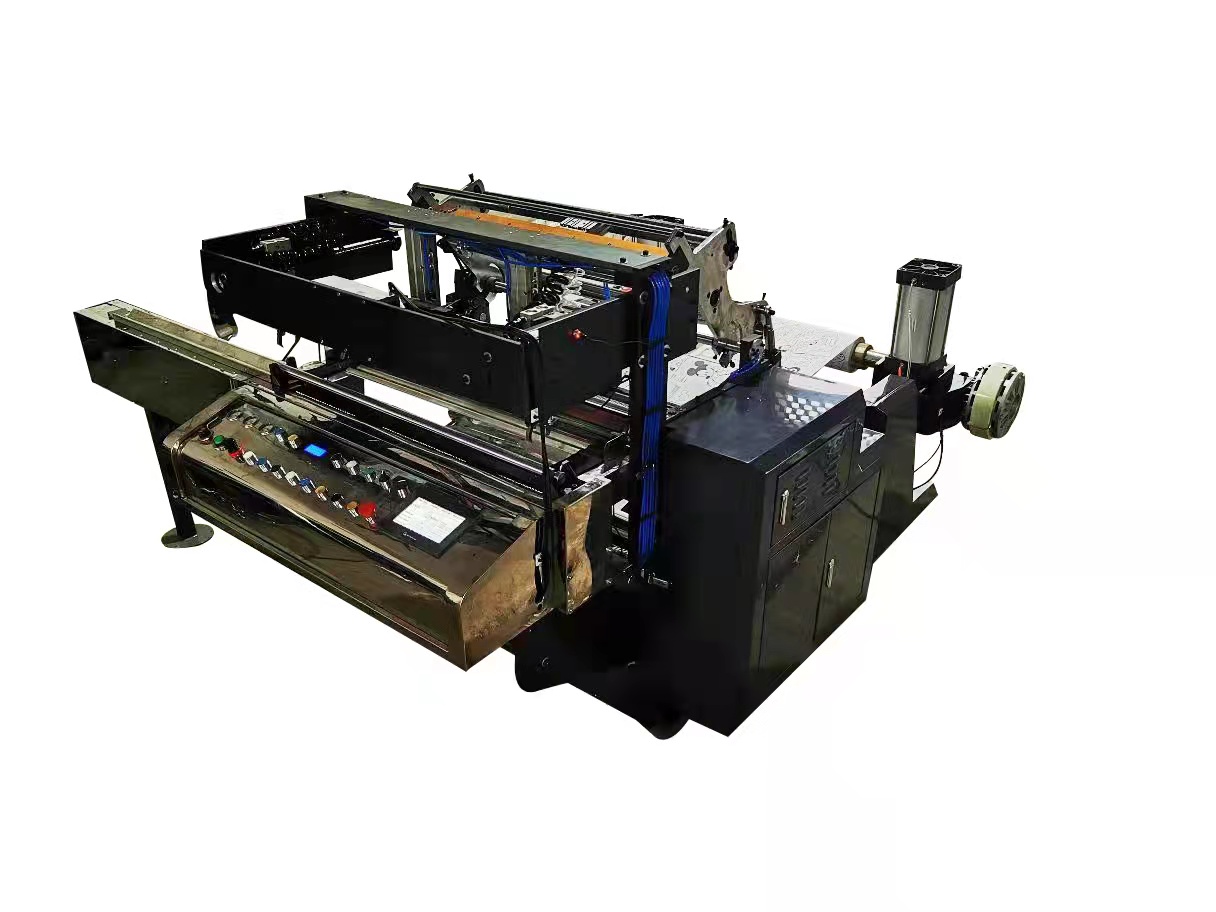 FULLY AUTOMATIC CORELESS TYPE THERMAL PAPER SLITTING REWINDING MACHINE HAN-900